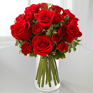 The Red Romanceâ„¢ Rose Bouquet